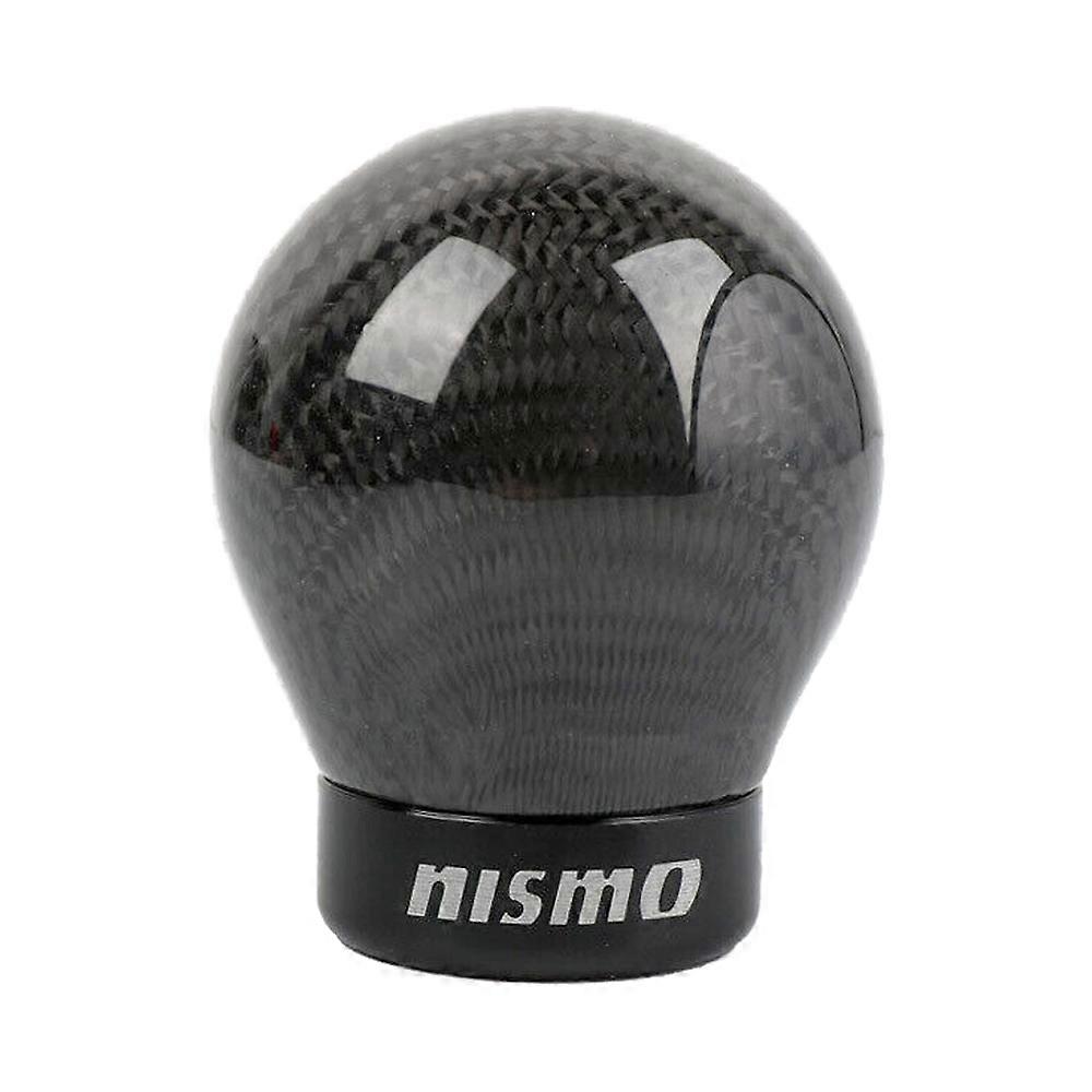 Car Racing Real Carbon Fiber Ball Shift Knob Manual Transmission Gear Shifter Knob With 3 Adapters - Gear Shift Knob