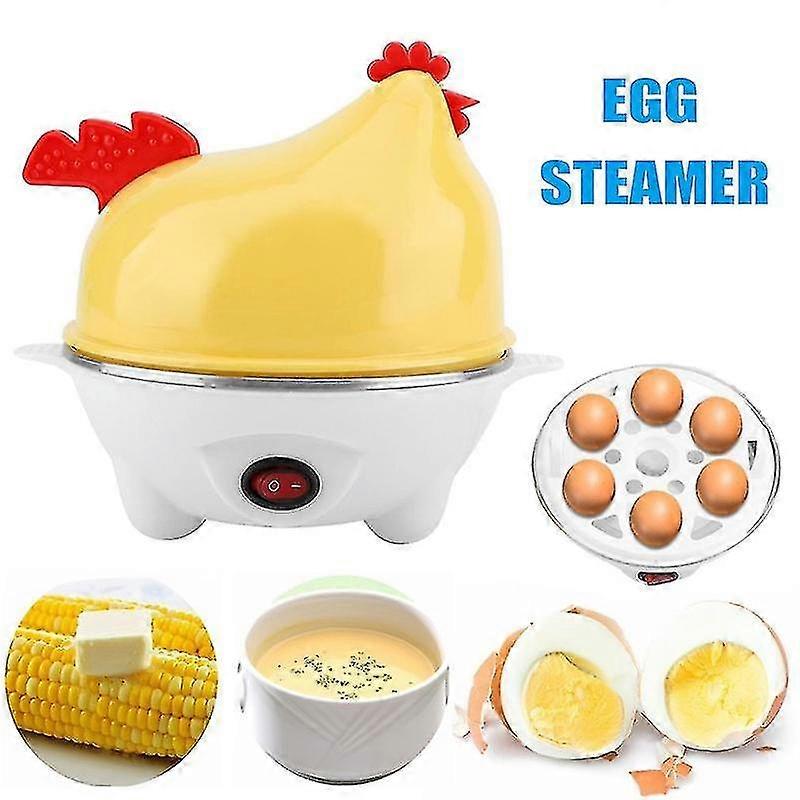 Automatic Mini Electric Egg Cooker Steamer Boiler - 6 Eggs Kitchen Tools