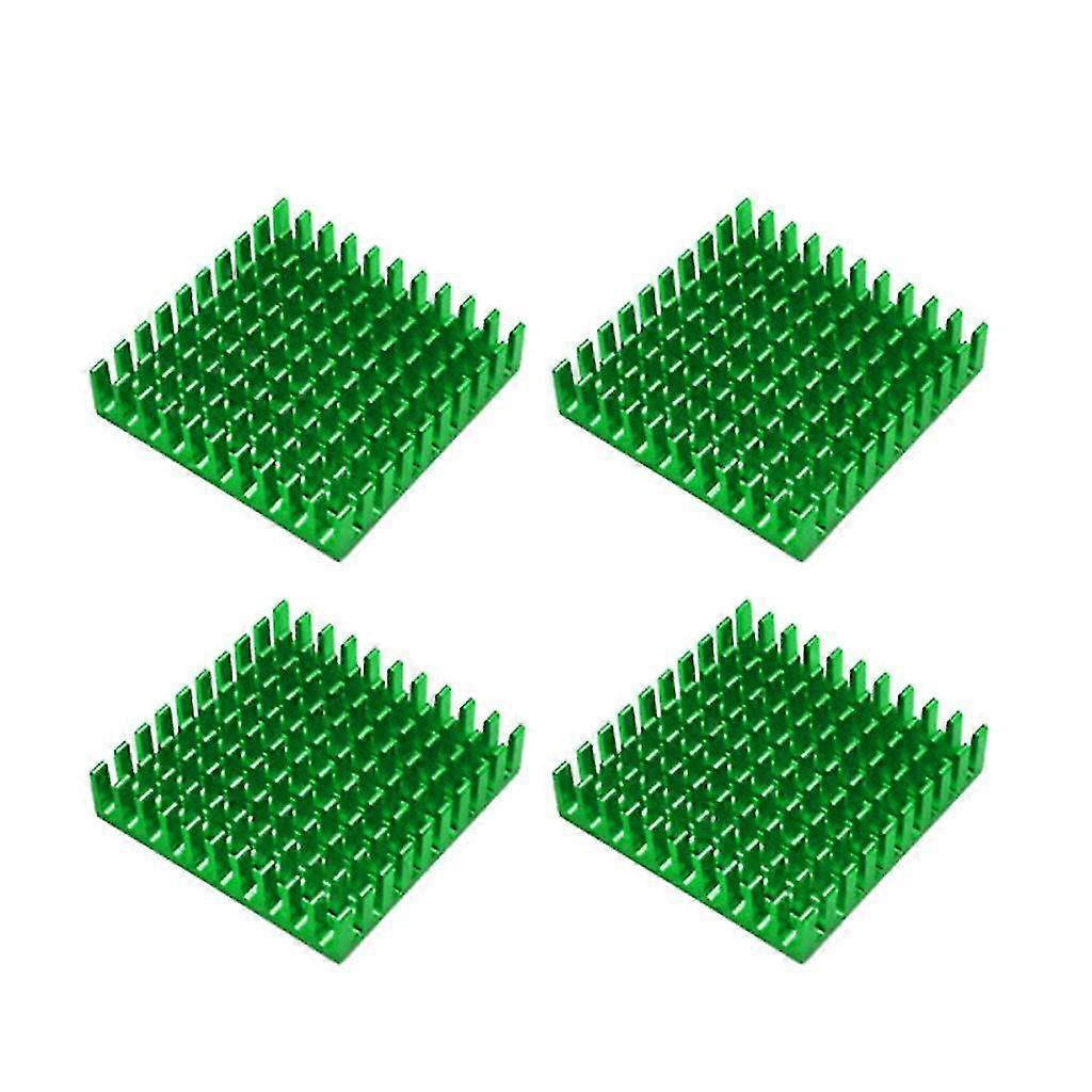4kpl alumiini piikki mini jäähdytyselementti 40X40mm jäähdytyselementtien jäähdytin CPU SSD -reitittimelle