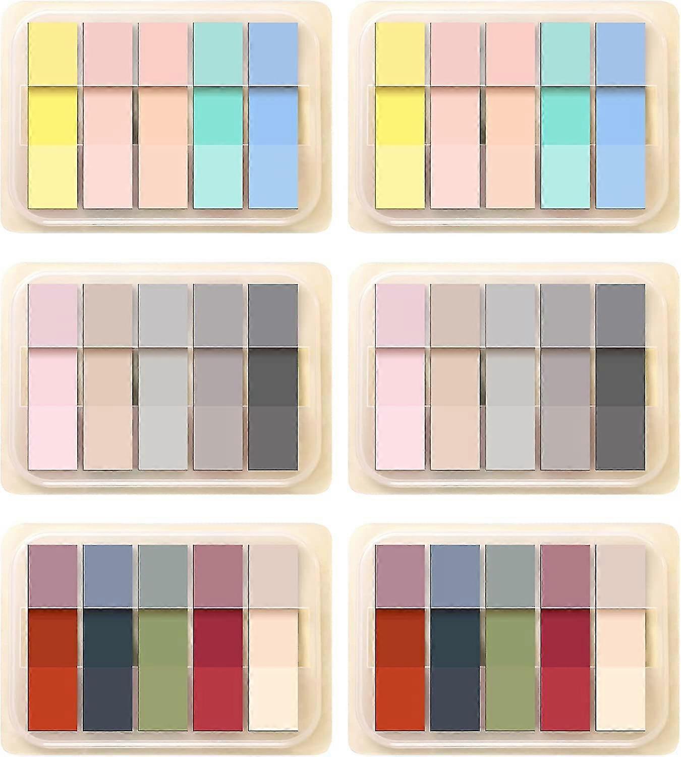 Transparent Sticky Tabs, Sticky Notes Tabs Clear Book Tabs Extractable Page Tabs, Writable And Repositionable Tabs Stationery For School, Office, Page