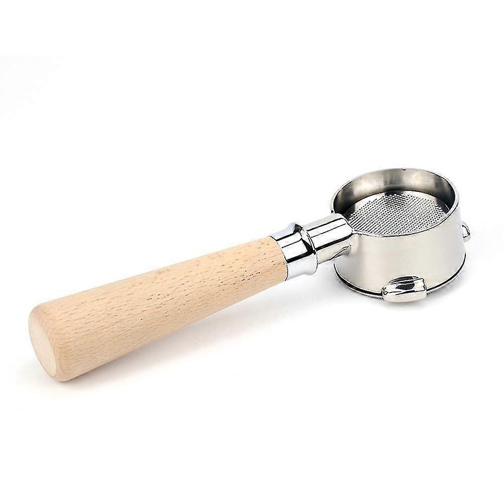 Bottomless Portafilter Stainless Steel Wood Handle For Coffee Machine Espresso Machine Tool