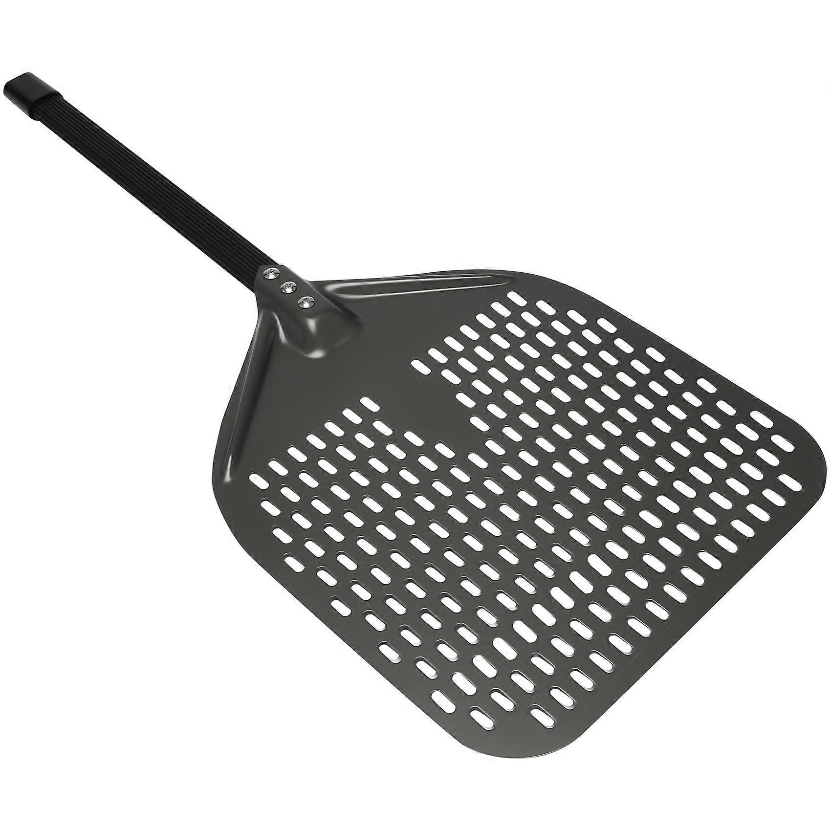 Perforated Pizza , 12 Inch Rectangular Pizza Turning Pizza Pizza Shovel for Baking Pizzas