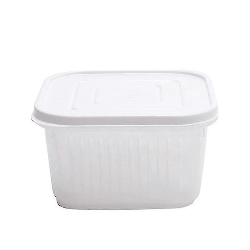 Creative Sealed Drain Box Kitchen Fridge Fruit Vegetable Drain Storage Container