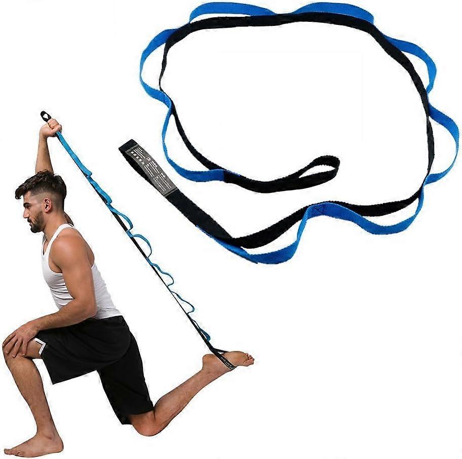 Stretching Strap with Loops- Leg Stretch Band to Improve Flexibility Stretching