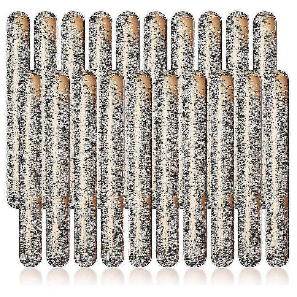 20pieces 8 Inch Kids Rhythm Sticks Music Lummi Sticks Classical Wood Claves Musical Percussion Inst