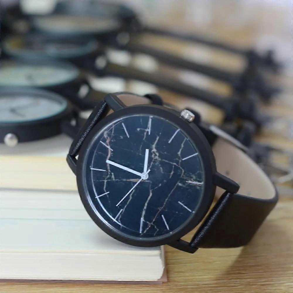 warehouse mix order men and women couple quartz watch with cool pu belt WHREHOUSE