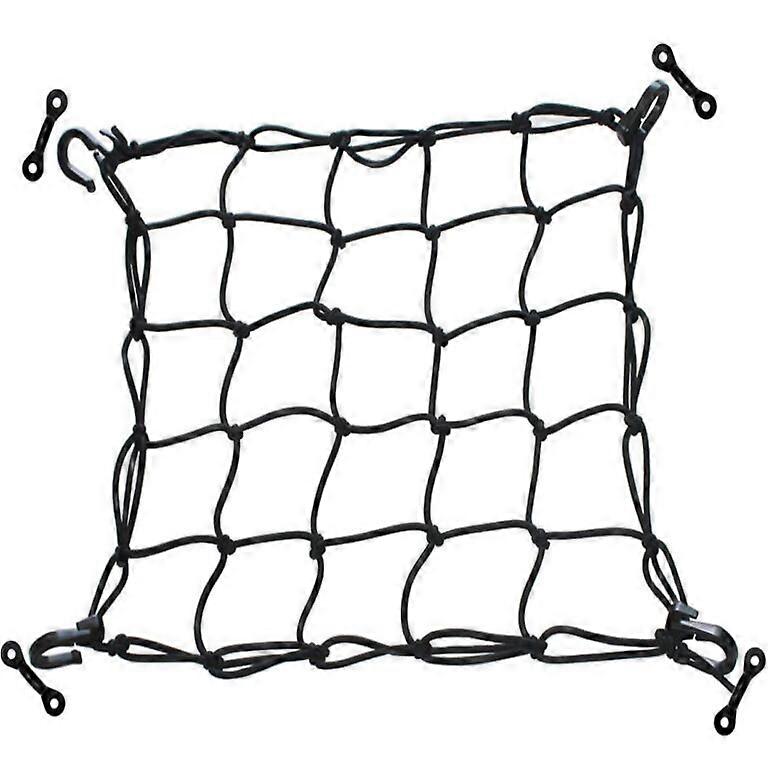 Dww-Kayak Canoe Deck Cargo Net Elastic Elastic Net Rope Hooks With Screws C Buckle Deck Rigging Set