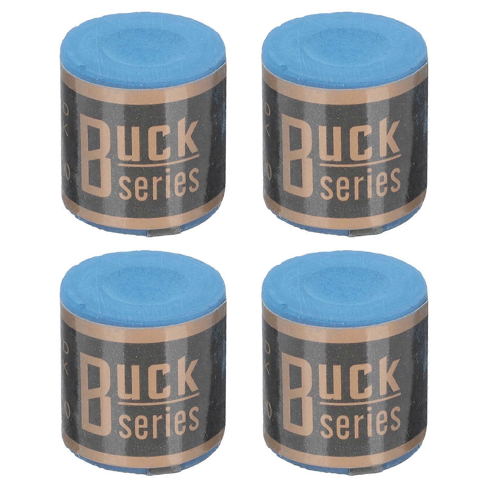 4Pcs Professional Cue Chalks Wear-resistant Billiard Chalks Portable Pool Stick Chalks
