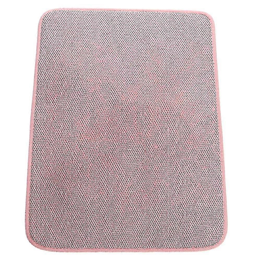 Dish Mat Microfiber Dish Drying Mat, Super Absorbentpink