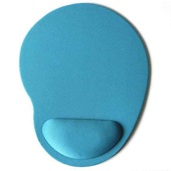 Light Green (LAC Blue) - Mouse Pad with Gel Cushion - Gaming Wrist Rest - Mousepad wrist rest - Comfort with Ergonomic Wrist Rest - Water Repellent an