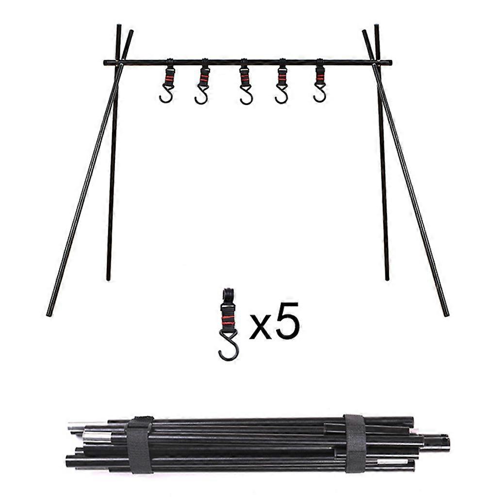Camping Tripod for Hanging Lanterns Suspending Water Jugs Drying Clothes