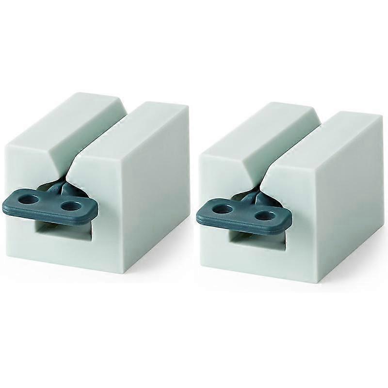 2-Pack Roller Tube Toothpaste Squeezer Multifunctional Manual Rotary Toothpaste Holder Saves Toothpaste blue