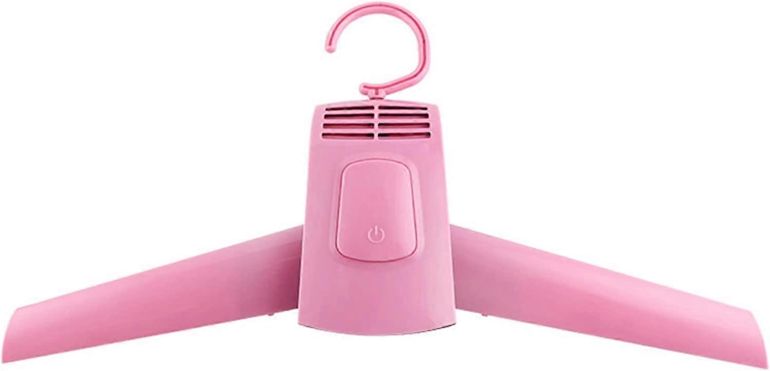 Electric Clothes Dryer Multi-Function Portable Clothes Dry Rack for Clothes, Electric Drying Rack, Adjustable Knobs Drying Rack (Color : Rose red)