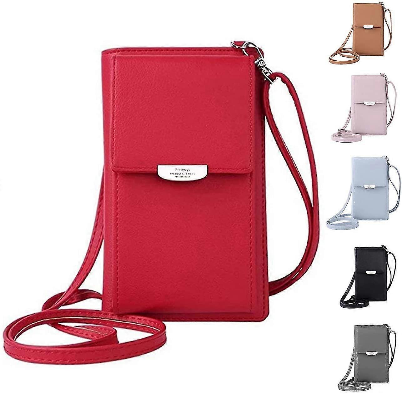 Ladies Messenger Mobile Phone Bag Leather Wallet-MXBC