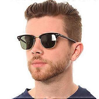 Semi-Rimless Sunglasses Men's Women 2023 Classic Vintage Polarized
