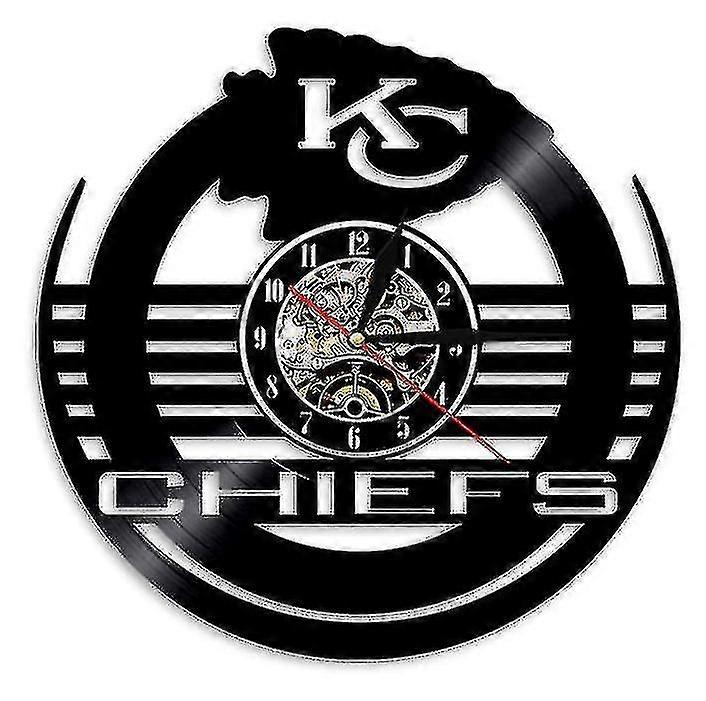 Chiefs Vinyl Record Wall Clock--