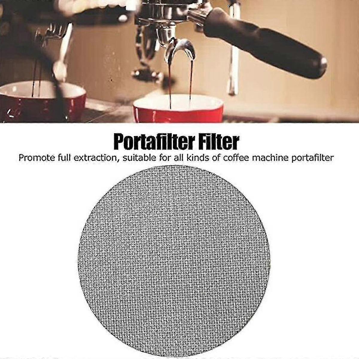 2pc 58.5mm Puck Screen/espresso Portafilter Lower Shower Screen