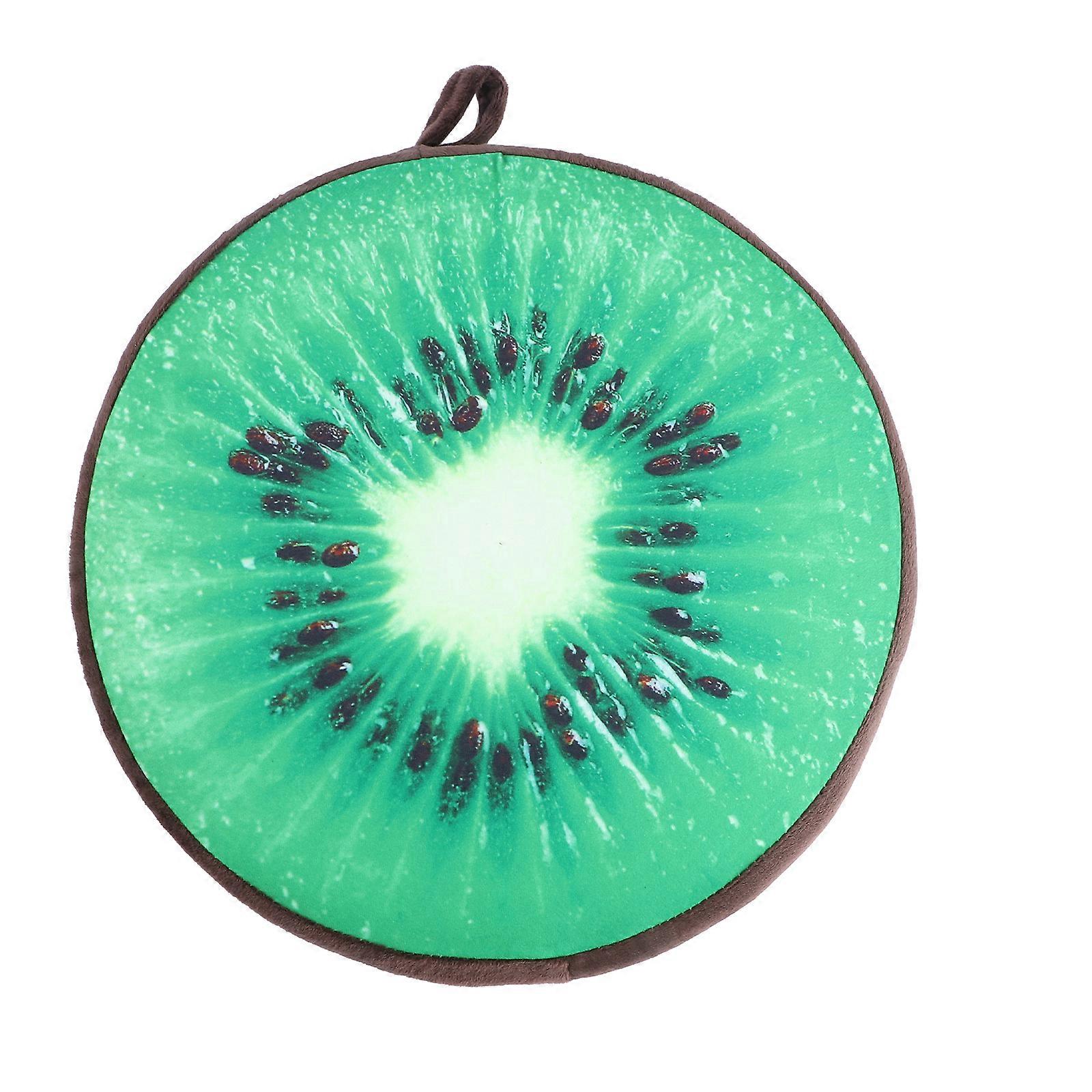 33cm 3D Fruit Kiwi Plush Cushion Pillow Home Office Sofa Decoration Seat Chair Pads Floor Mat