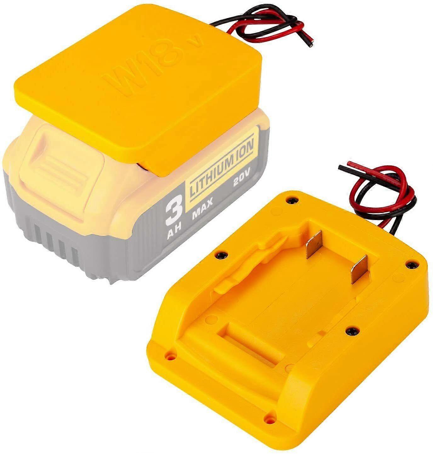 DIY Battery Adapter Power Connector for 18V/20V Max Battery Holder Dock