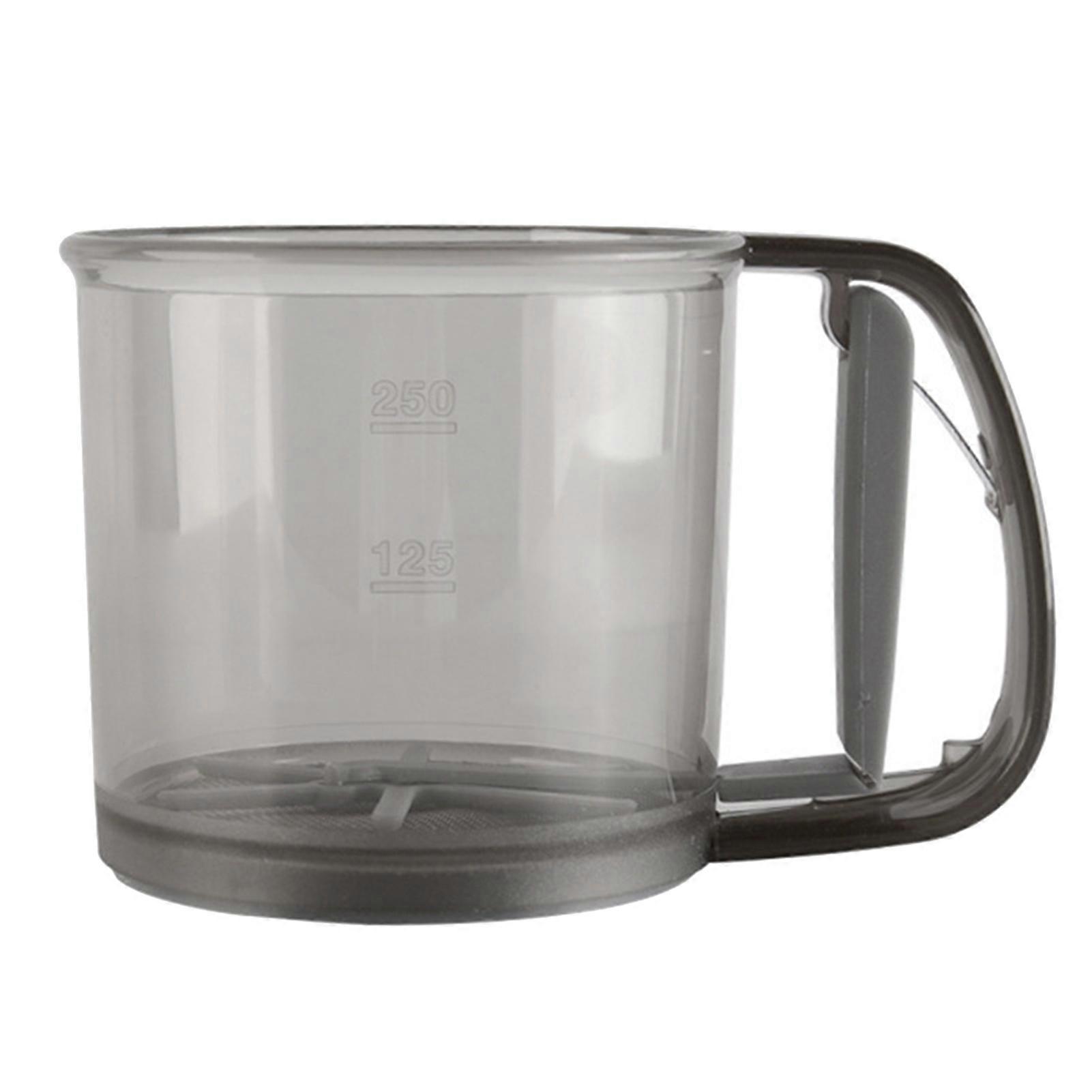 Baking Sifter Hand-operated Large Capacity Plastic Baking Cooking Flour Mesh Sifter Kitchen Utensils