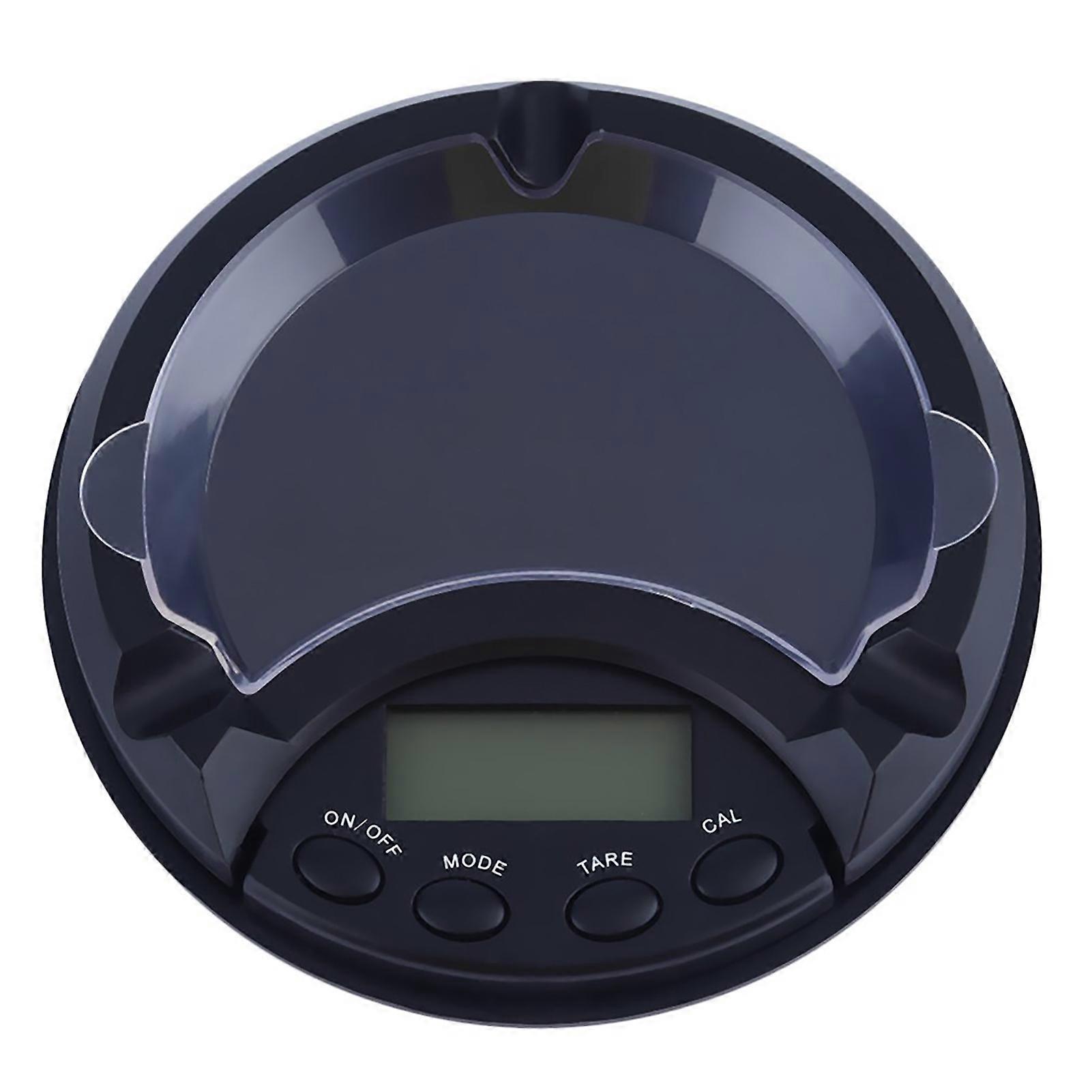 Digital Scale Portable Ashtray Shape Black High Accuracy for Jewelry