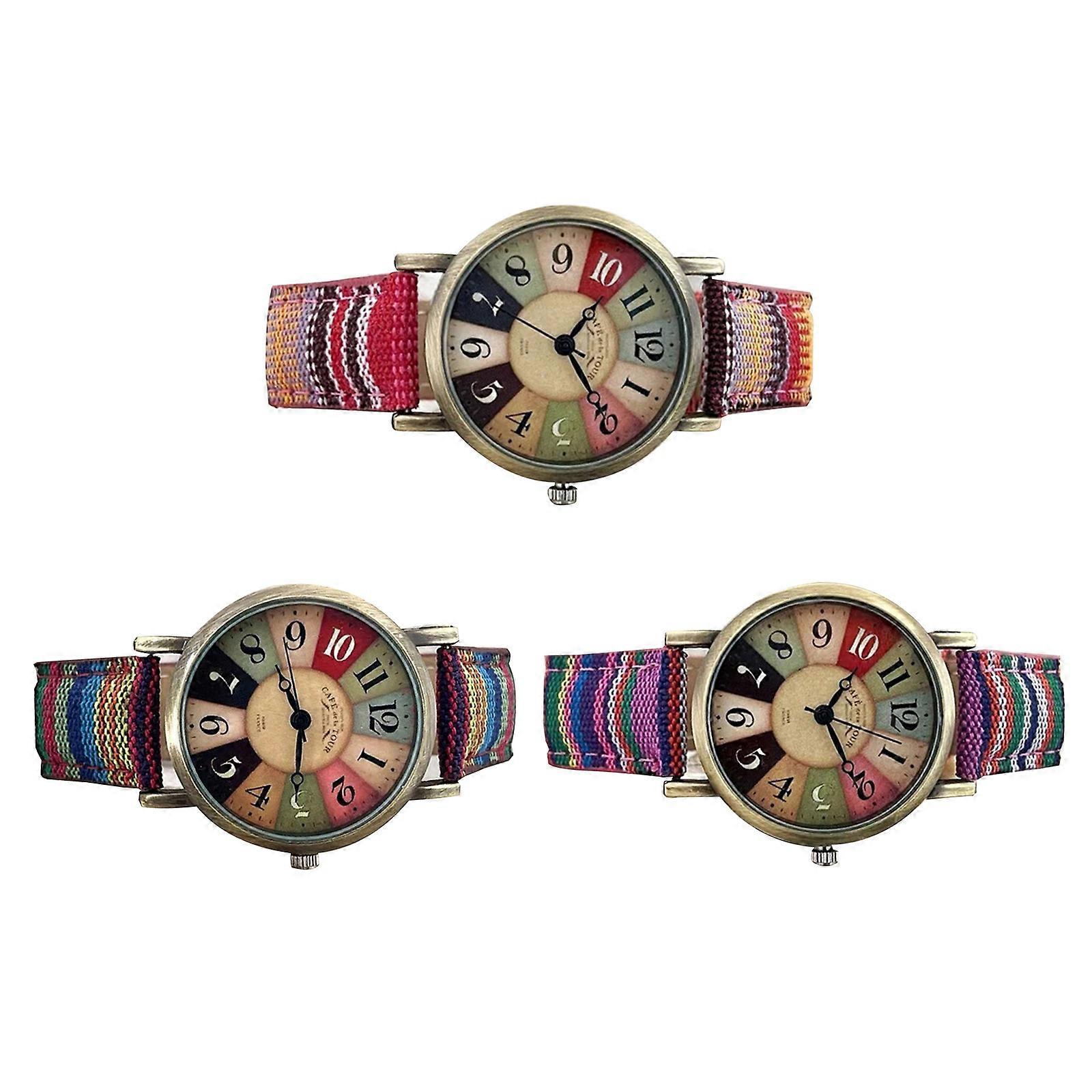 Retro Rainbow ure Style Wild Ladies Simple Ins Pige Gave