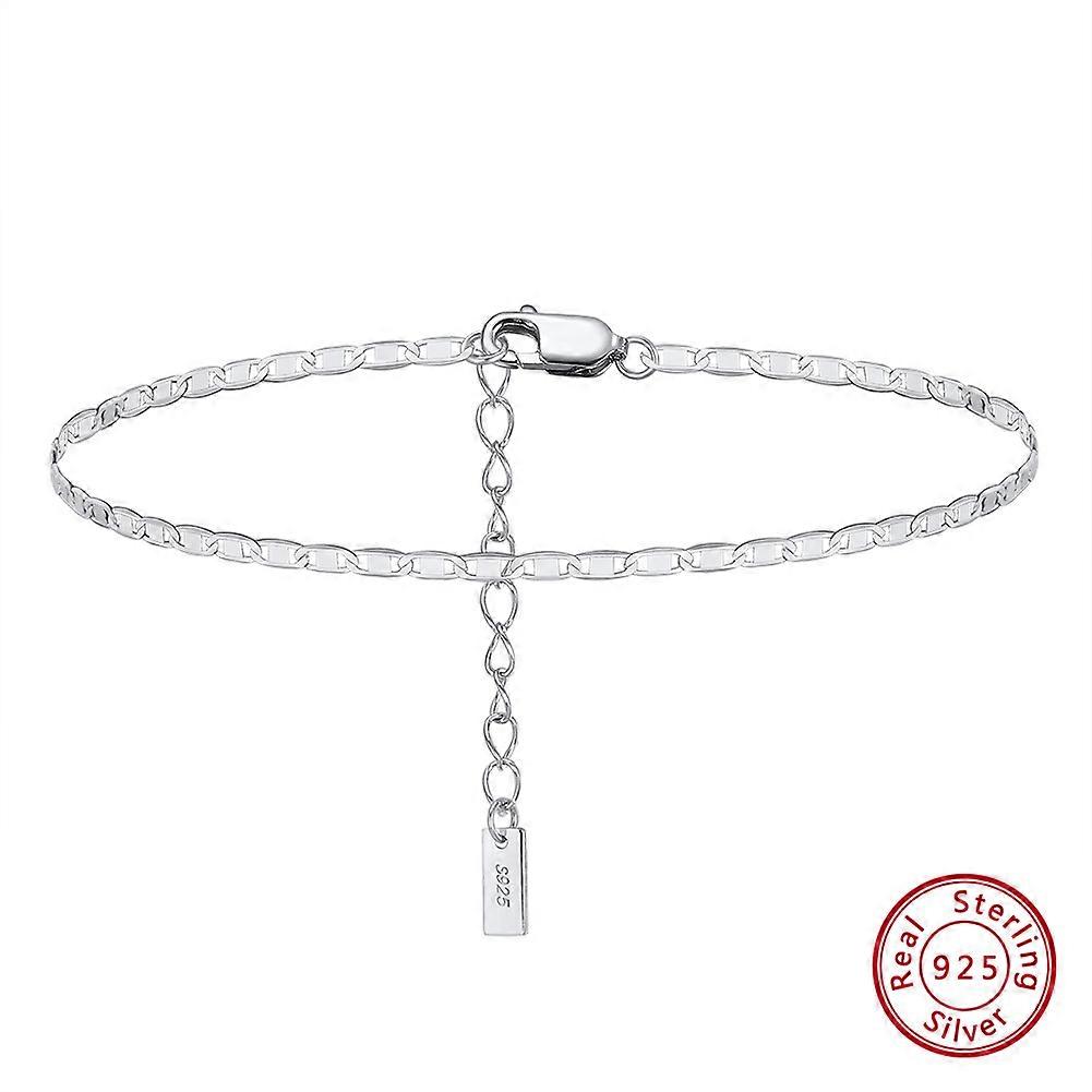 ORSA JEWELS 925 الفضة الاسترليني تنس زركونيا خلخال المرأة الصيف سلسلة القدم أزياء الكاحل لفتاة هدية عيد ميلاد SA19