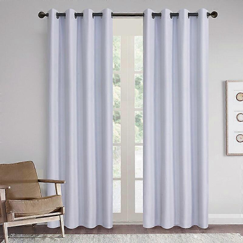 Back Lamination Thin Cheaper Solid 100% Blackout Curtain Drapes For Living Room Bedroom Kitchen Window
