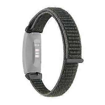 Voor Fitbit Inspire 2 Nylon Loop Strap Horlogeband OBCU