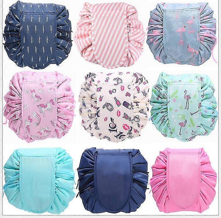 Women Travel Magic Pouch Drawstring Cosmetic Bag Organizer Lazy Make Up Cases Storage Bag Kit Box Tools Toiletry Beauty Case