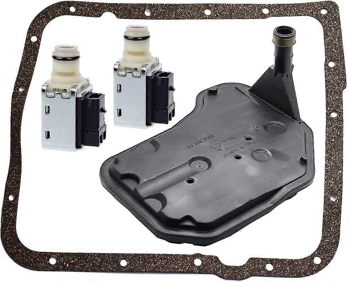 4l60e Shift Solenoid And 4l60e Transmission Filter Gasket Kit Compatible With Cadillac Buick Blazer Astro Replace 24230298 24208576