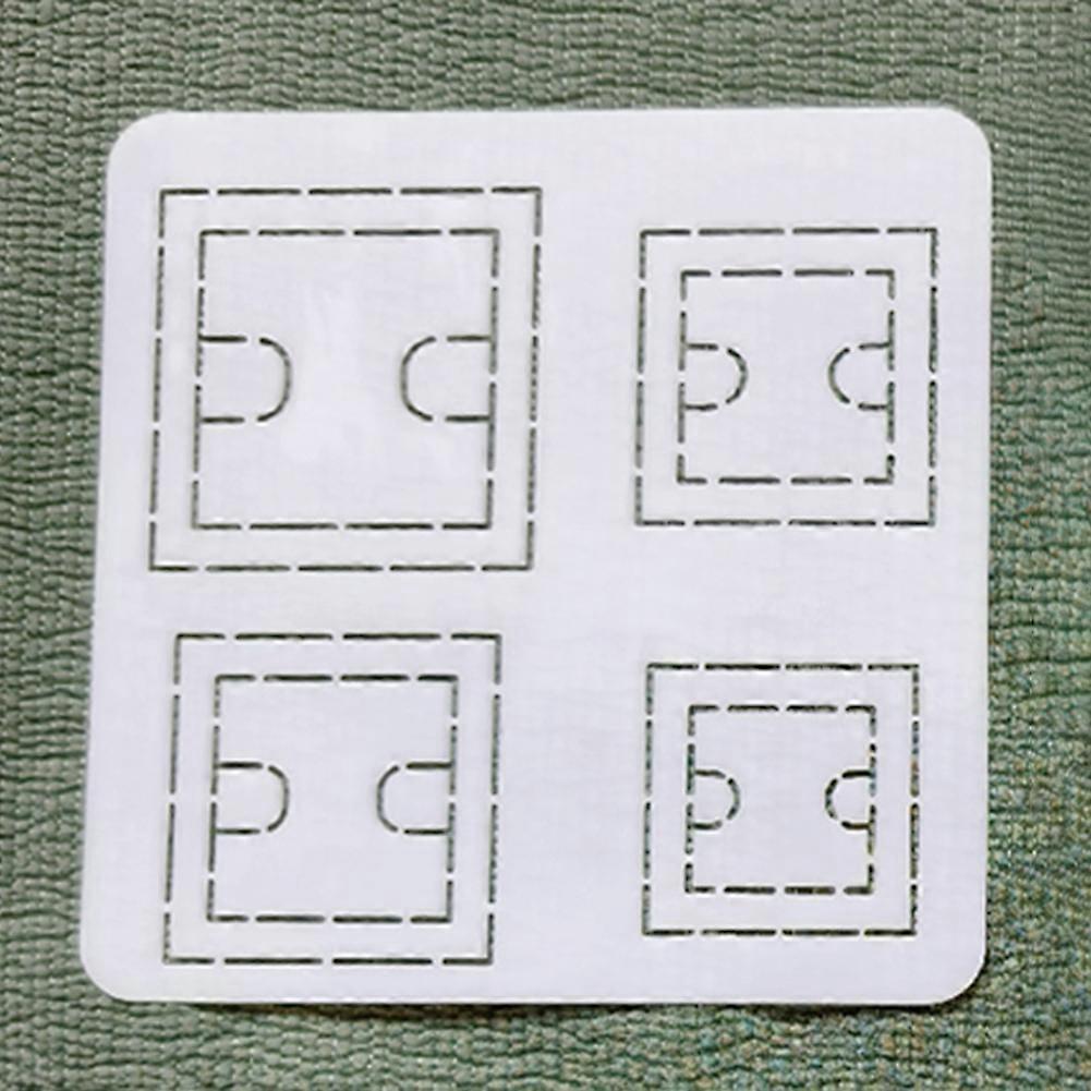 Patchworks Template DIY Patchworks Stencil for Sewing Embroidery Enthusiasts