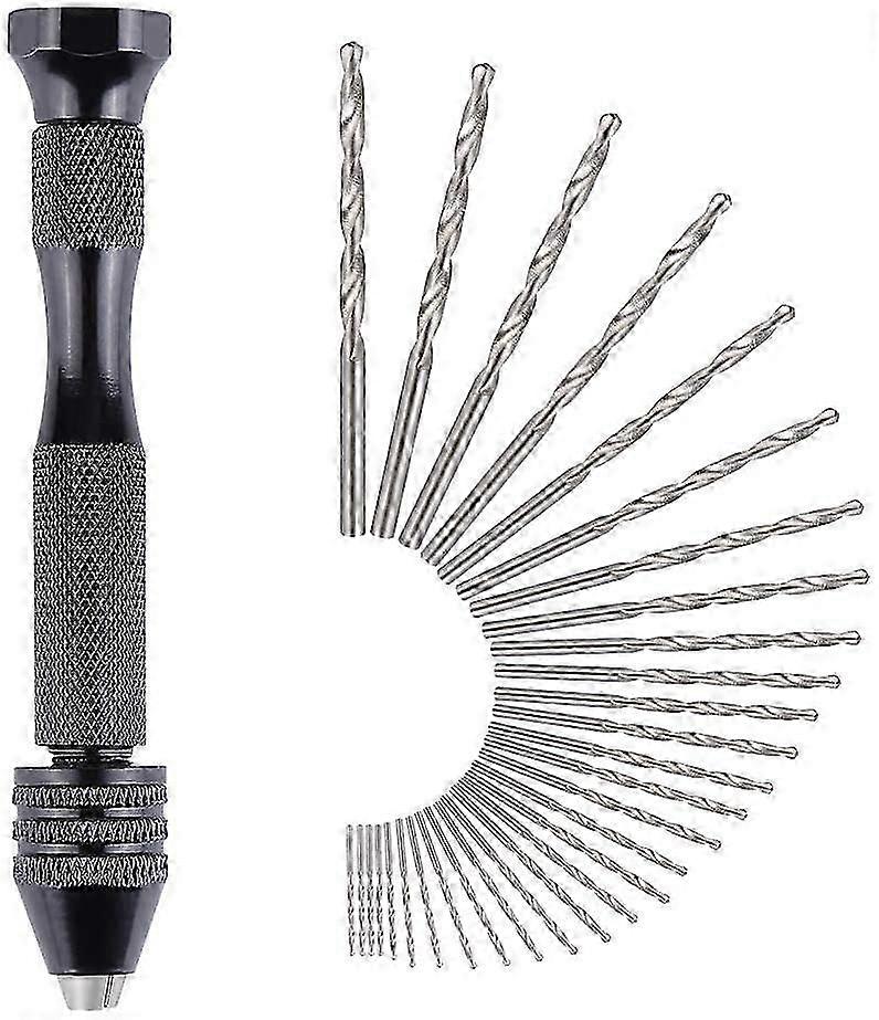 31pcs Twist Drill Bits Set for DIY Drilling, Model Making, Metal Bits