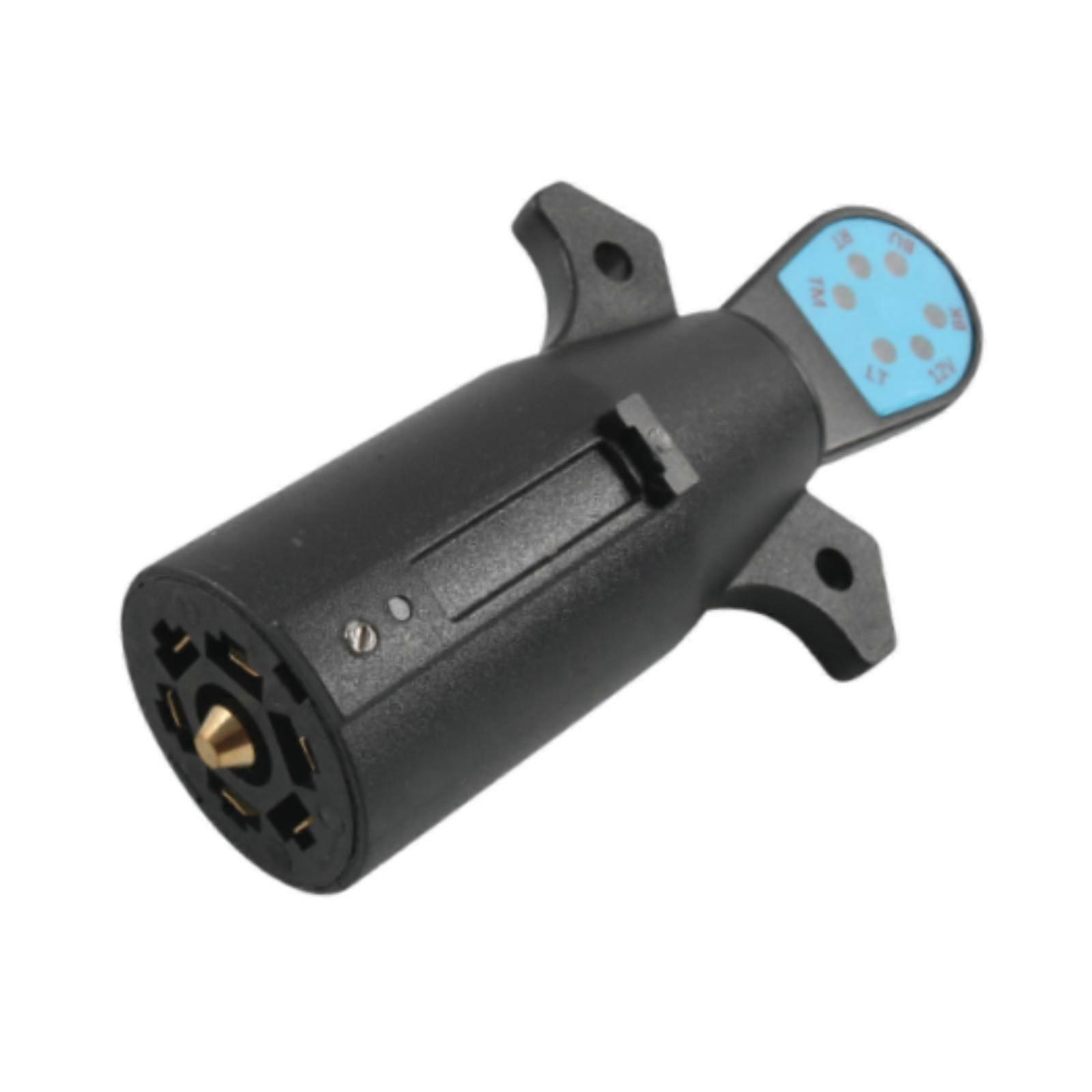 7 Way Trailer RV Plug Circuit Tester Multifunctional Lightweight 1.6x5.1inch