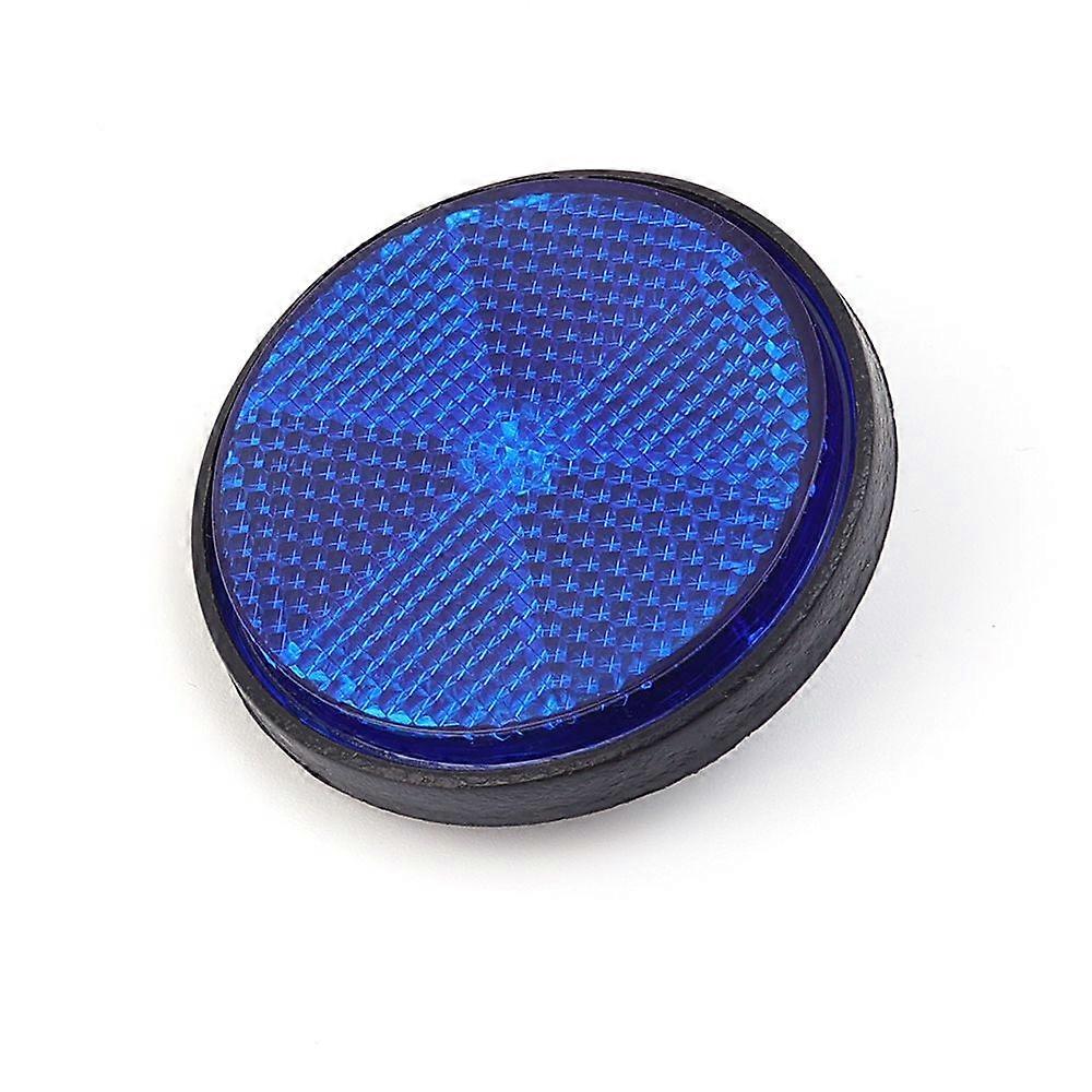 Motorcycle Electric Vehicle Circular Reflective Sheet Night Driving Safety Warning Sign M6 Screw Car Luminous Reflective Sheet