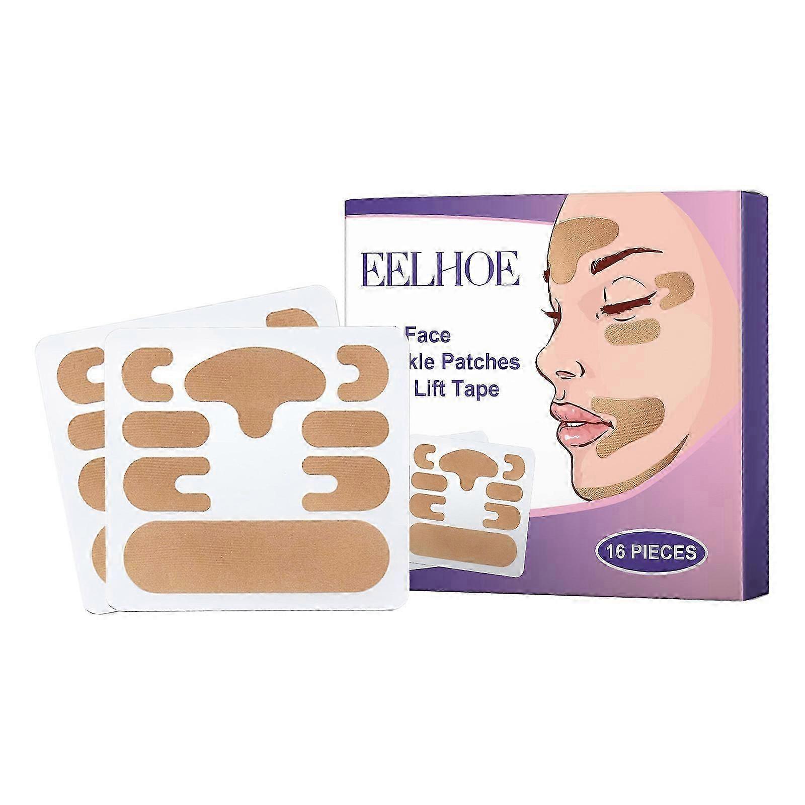 Facial Patches, Wrinkle Patches, Wrinkle Tape, Face Lifting Tape, Multifunctional High Elasticity Tape, V Line Tape, Double Chin Reducer