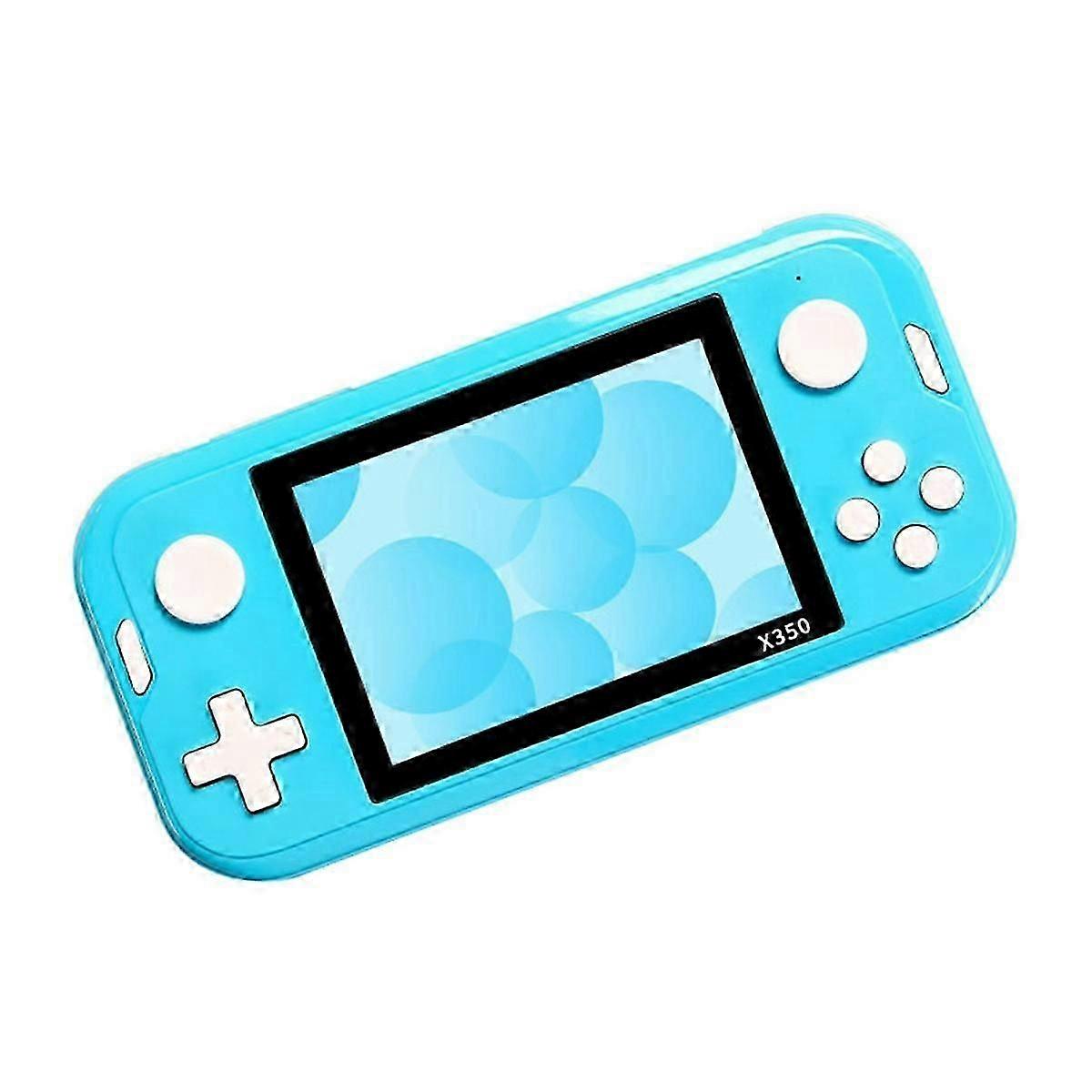 3.5inch Retro Game Console 8g 6800 Games Portable Handheld Game Console Video Game Console E-book Blue