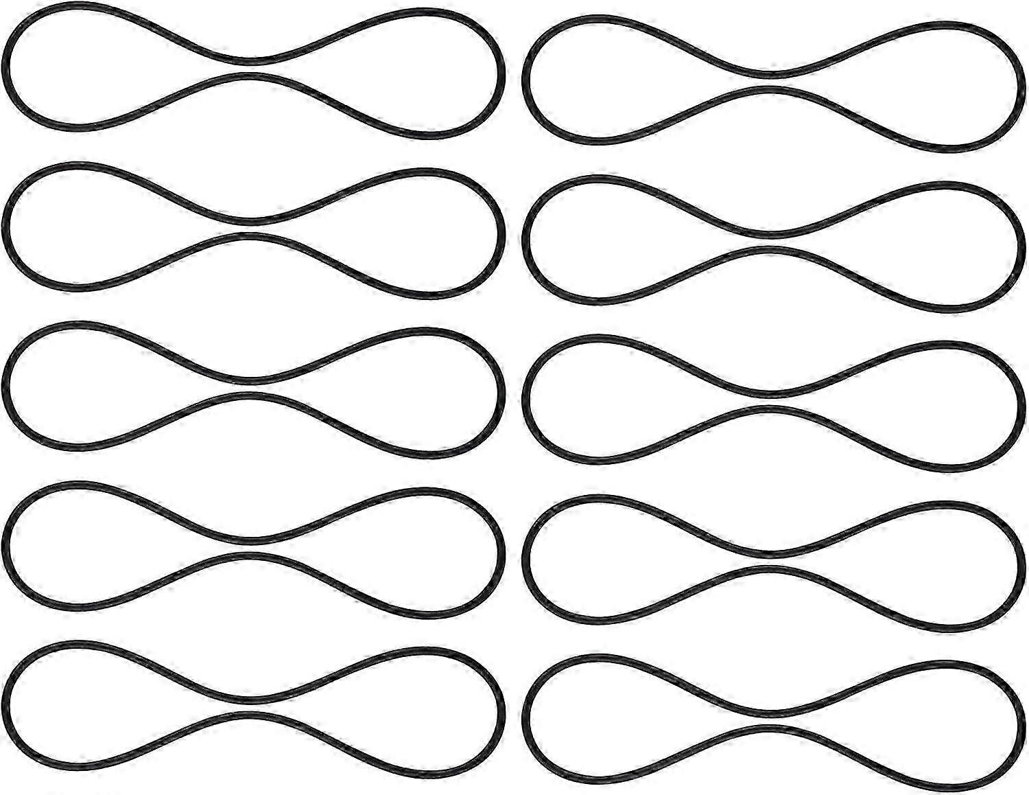 10pcs Microphone Rubber Ring, Universal Elastic Bands Replacement Microphone