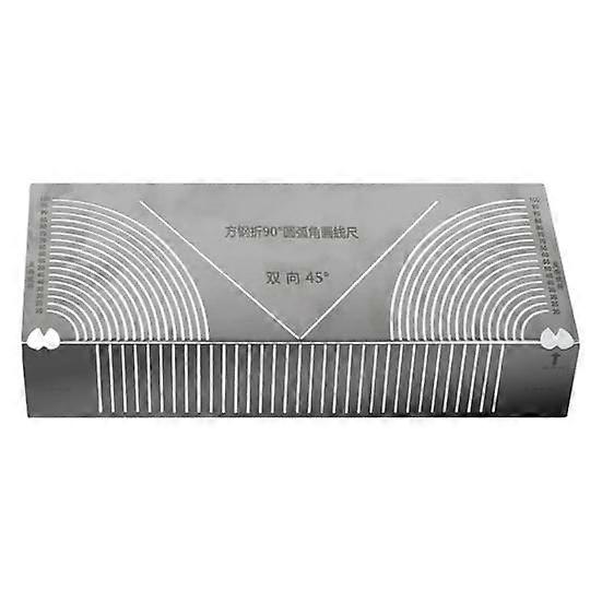 Angle Arc Marking Tool Rustproof Corrosion Resistant Reusable Adjustable Linear Arc Dual-Purpose Scriber