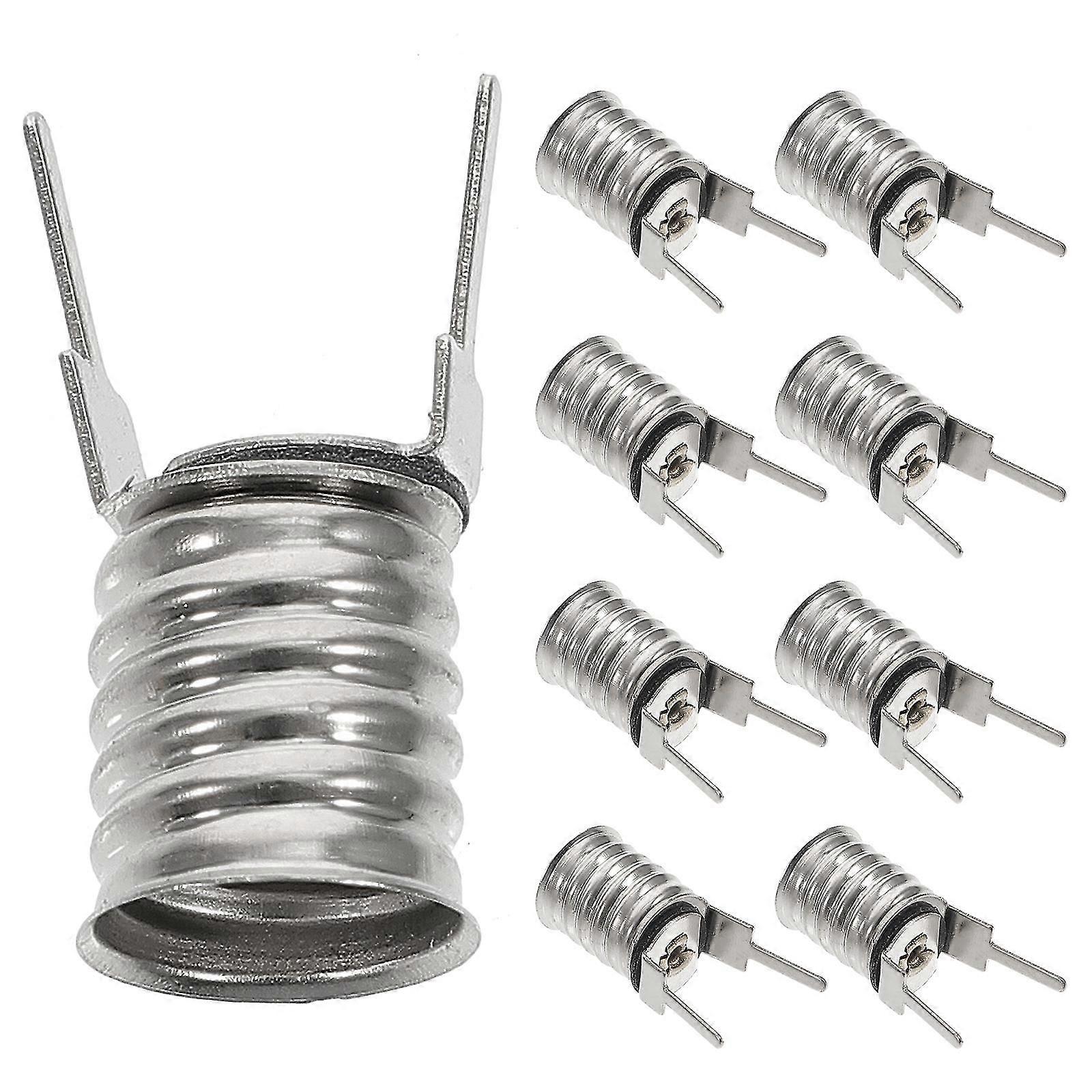 10 stk LED-lyspærer lysuttak lyspære basebelysning tilbehør E10 lampeholder