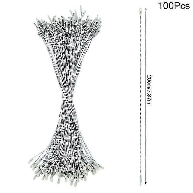 100pcs Christmas Ornaments Hanger String Ornament Hook Ropes Precut String With Snaps Locking For Xmas Ornament Hanging Decor