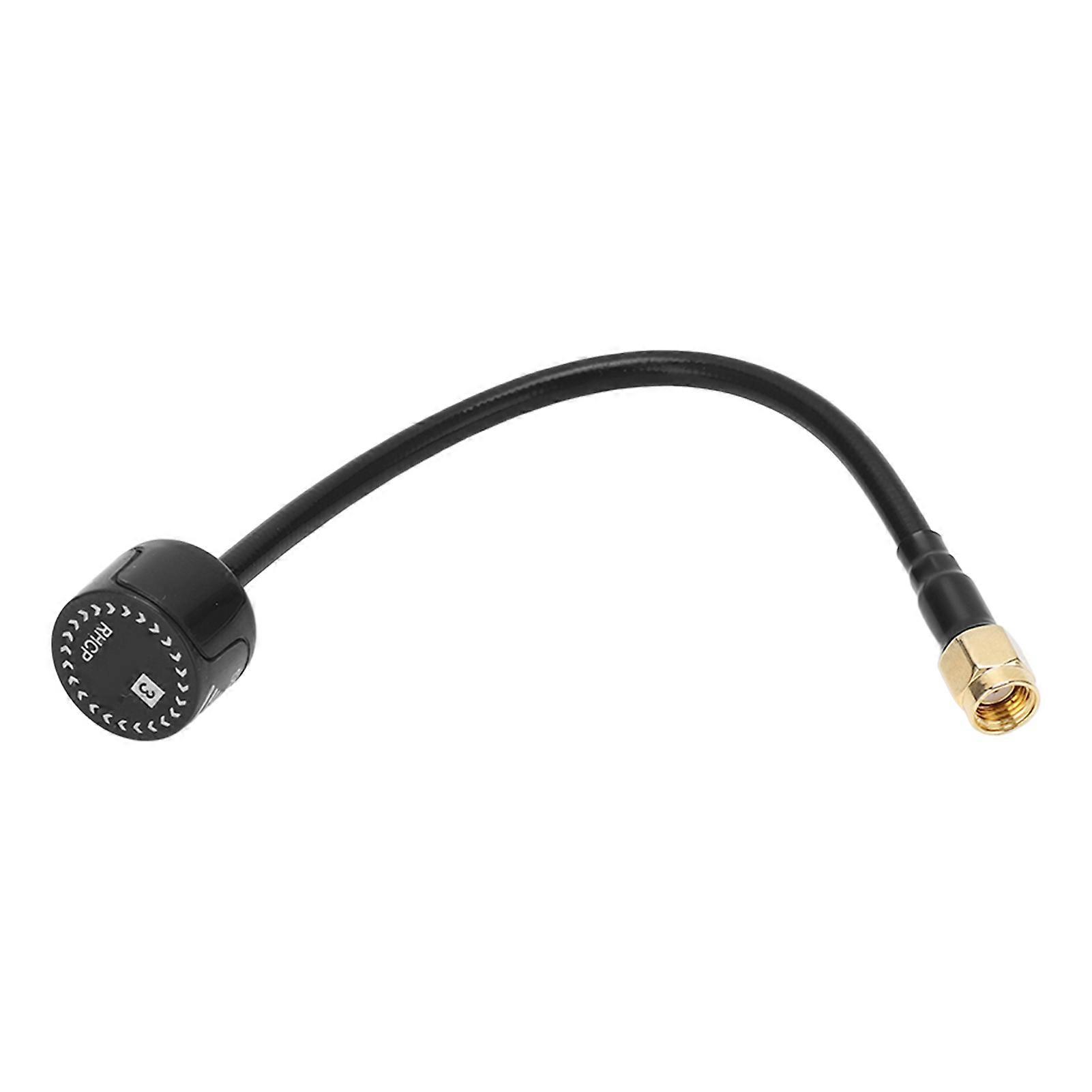 5.8GHz FPV Drone Antenna 155mm 2.5 Dbi Antenna with Inner Hole RPSMA for RC FPV Machine(Black )