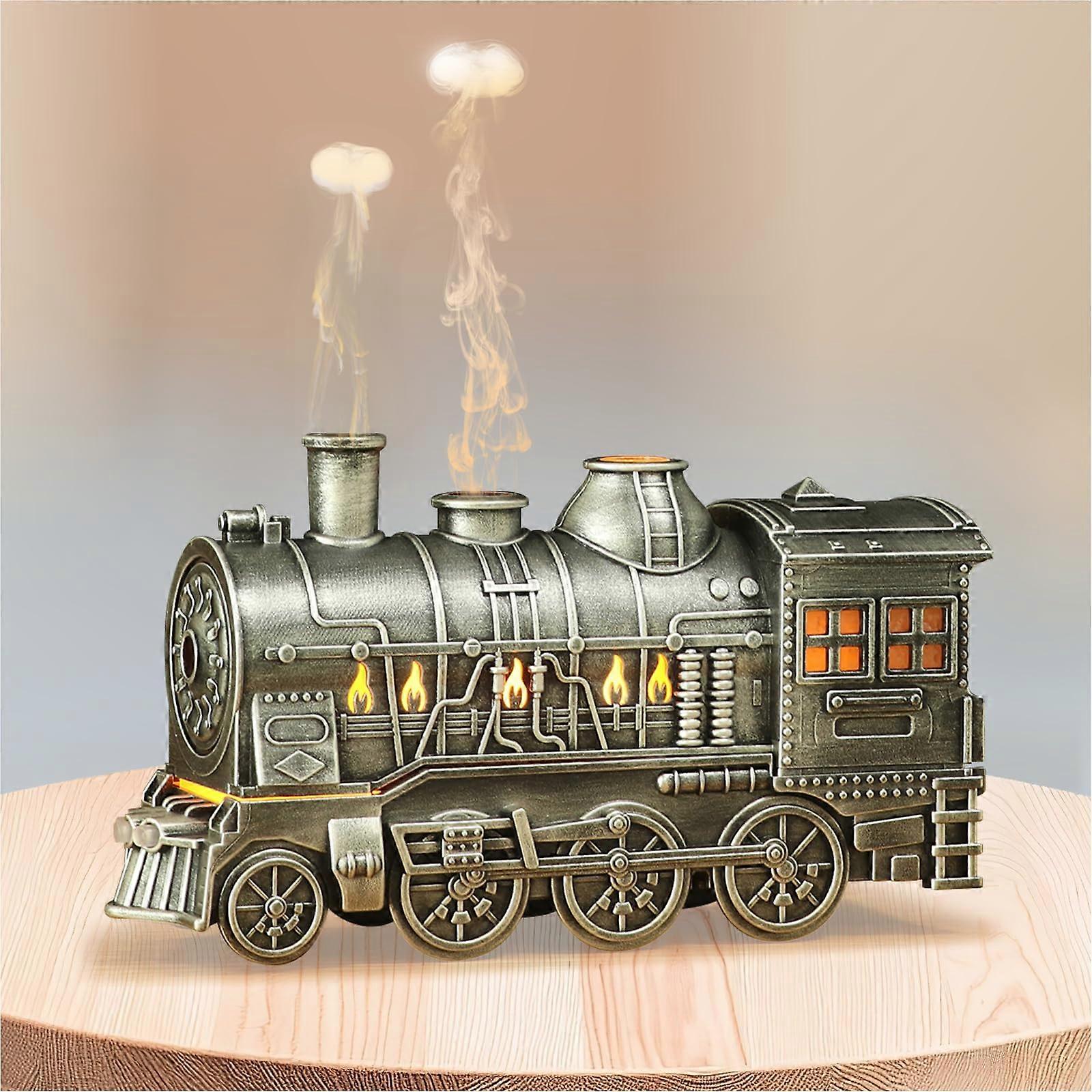 300ml Train Aromatherapy Diffuser - Ultrasonic Humidifier with Remote Control, 2 Light & Mist Modes, Auto Shut-Off, Ideal for Bedroom, Office & Hotel