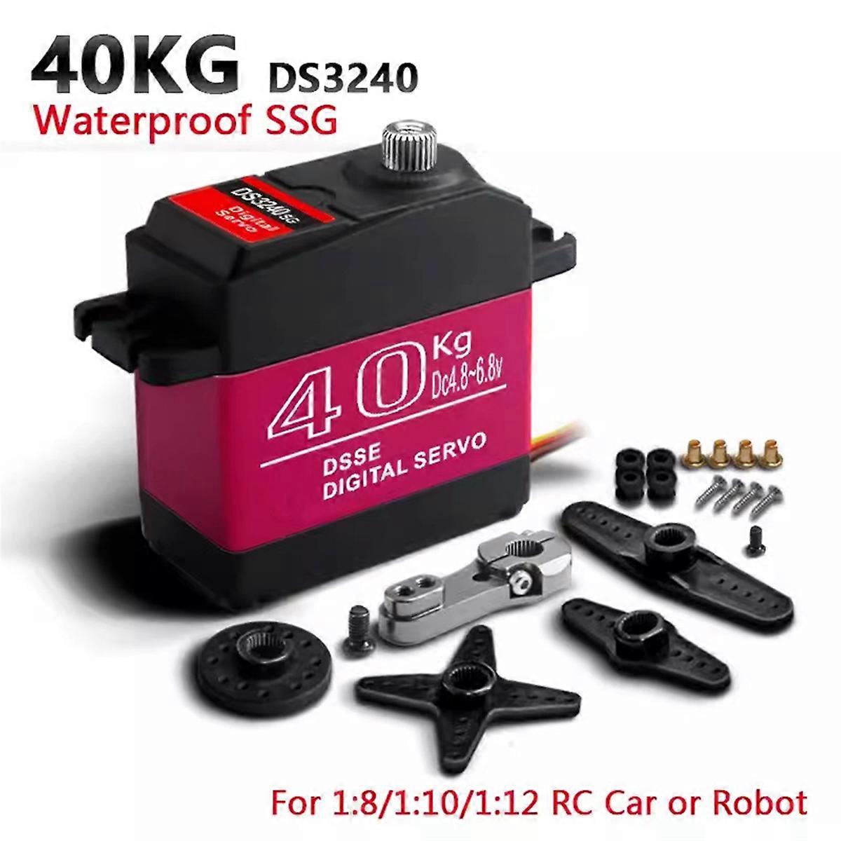 ERYUE 40KG Digital Servo Metal Gear Servo Large Waterproof for 1/8