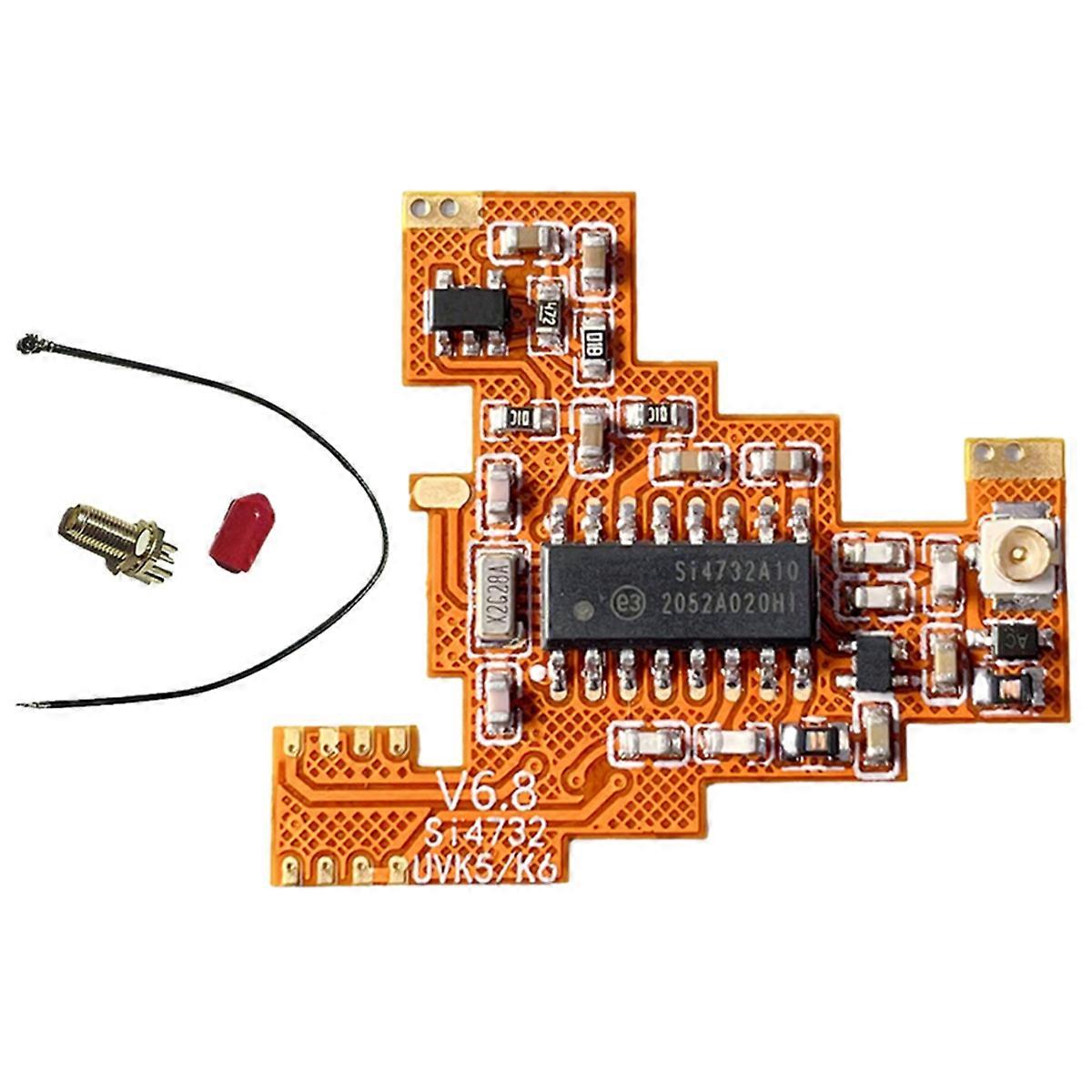SI4732 V6.8 FPC Module+512KB Chip+Loop Antenna for K5 K6 HF Shortwave Full Band/Single Sideband Reception
