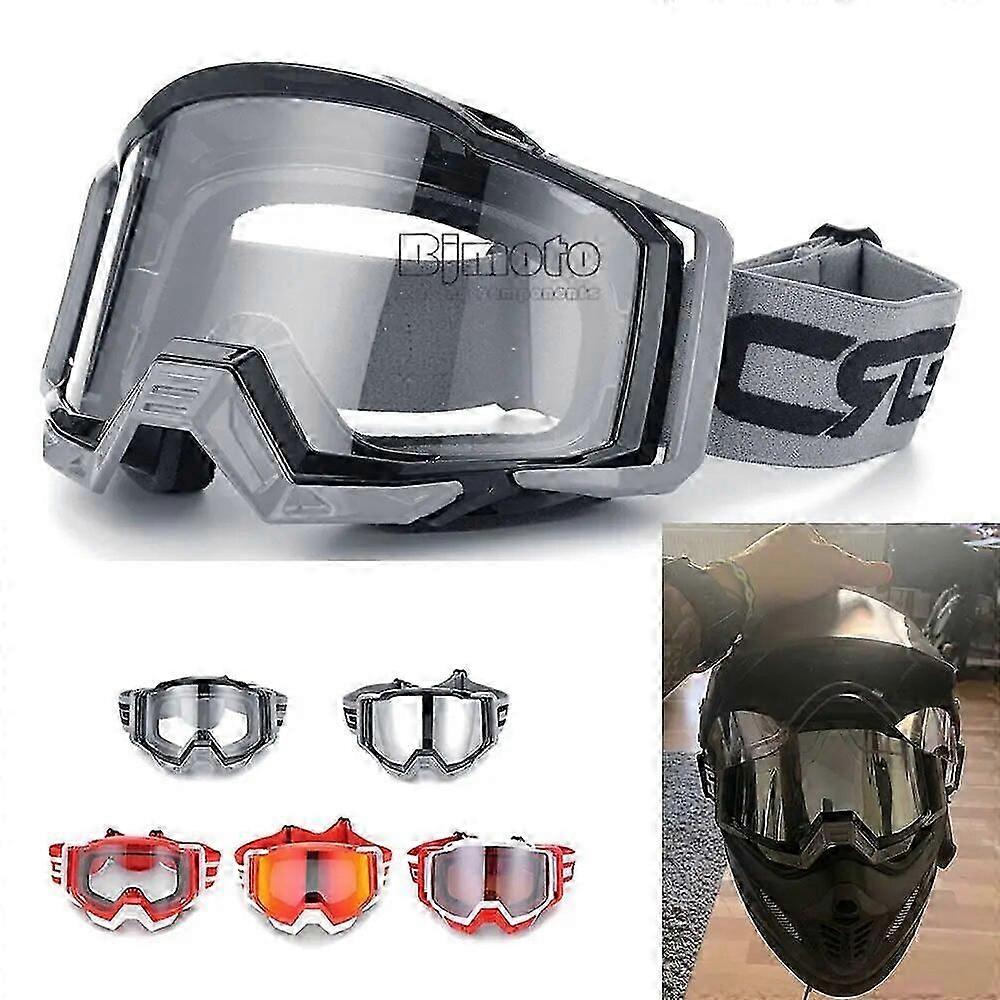 BJMOTOブランド モトクロスゴーグル メガネ スキー スポーツアイウェア MX オフロードヘルメット ガファス オートバイゴーグル ATV DH MTB用