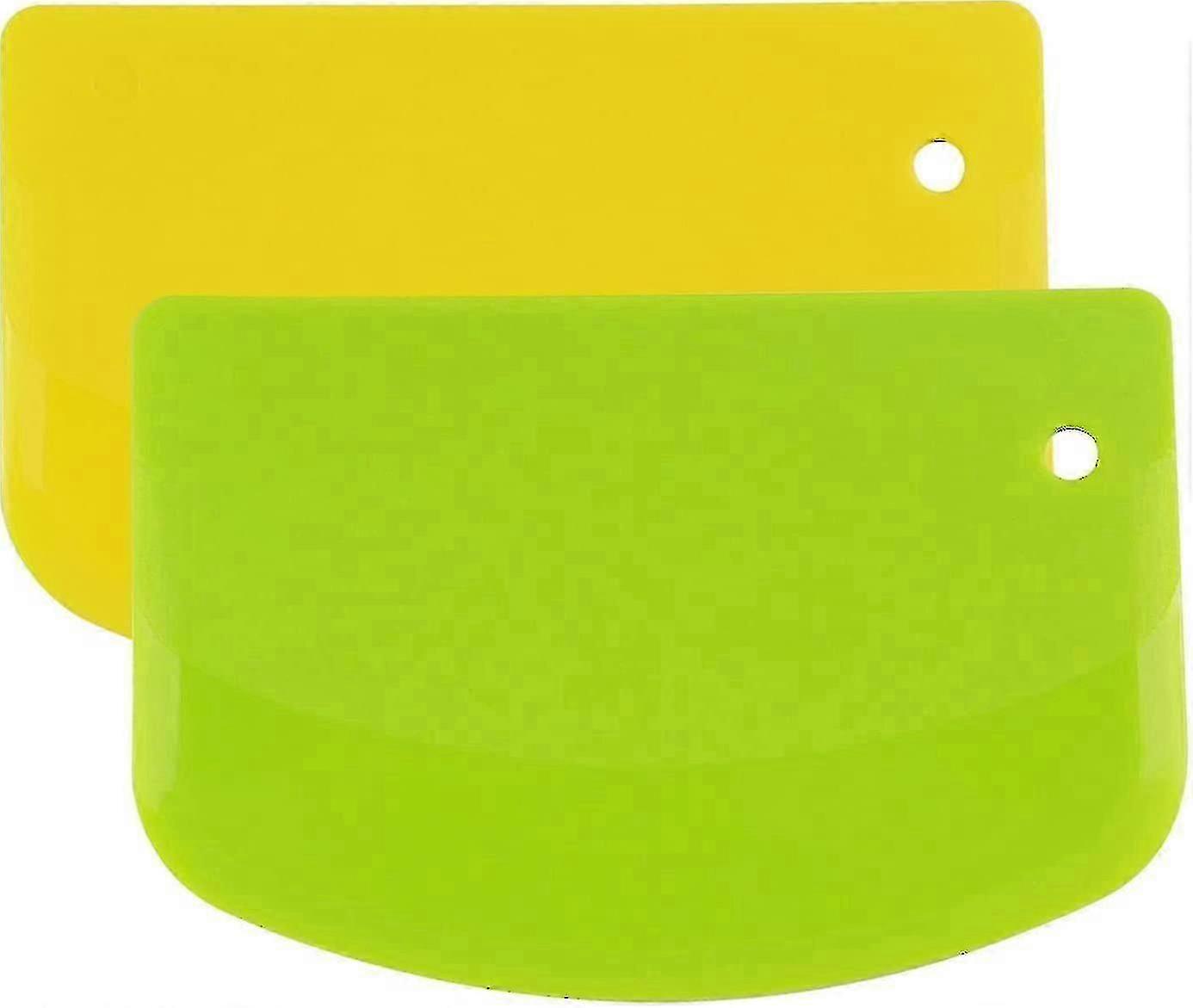 Dough Scraper Plastic Dough Cutter Bench Scraper Dough Bowl Spatula Multipurpose Food Scrappers Kitchen Tool For Dough, Pastry, Pizza, Bread, Bakin