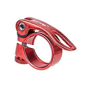 ZTTO JX068 Abrazadera de tija de sillín de bicicleta Aleación de aluminio Clip de tubo de sillín de liberación rápida-31.8mm Rojo