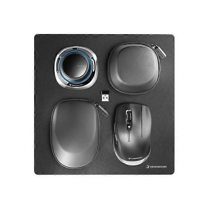 Mouse 3D - 3Dconnexion - SpaceMouse Wireless Kit 2 - Ergonomico - 2 pulsanti - 2.4 GHz