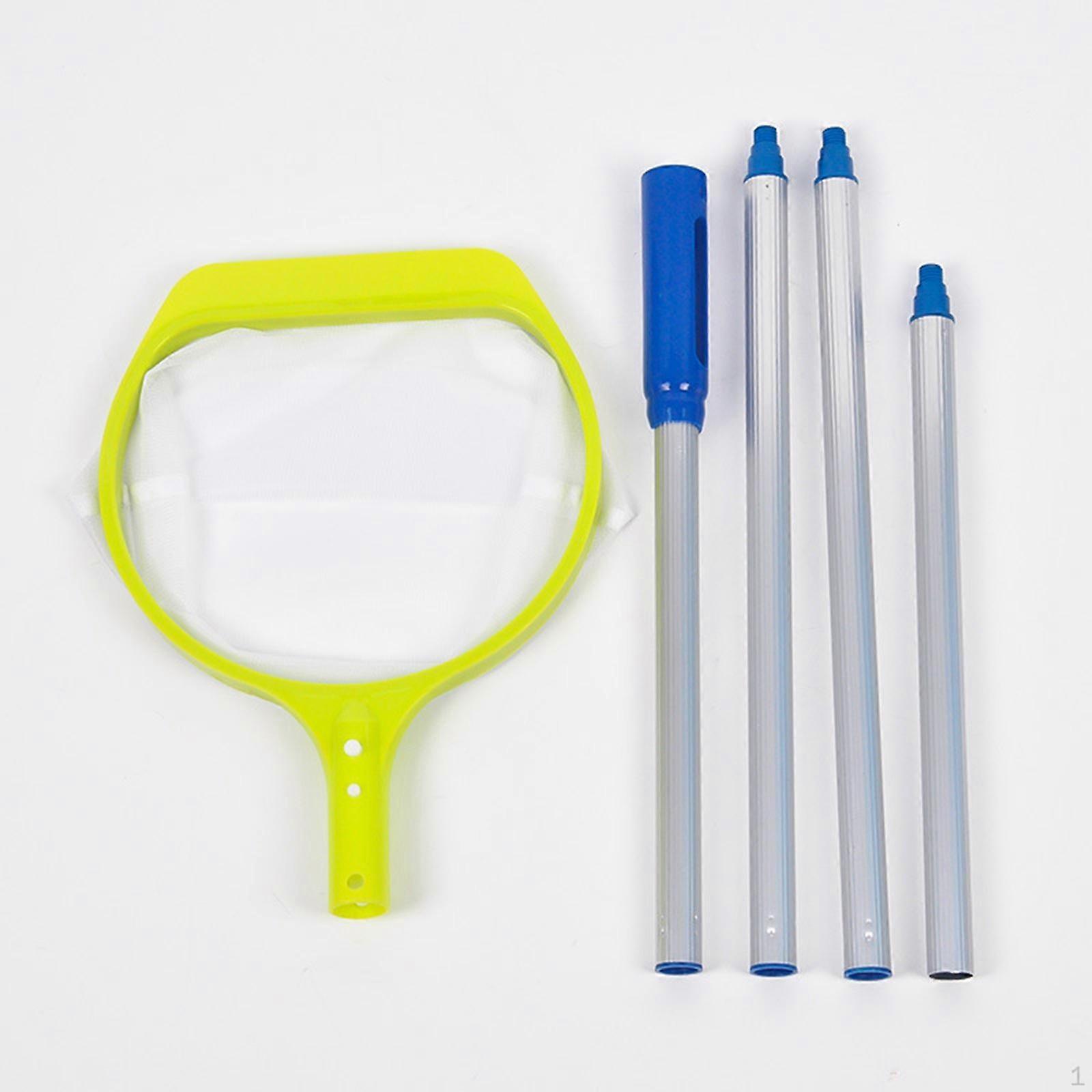 Cleaning Netting Pool Skimmer Net Aluminum Leaf Catcher Rake for Tub Backyard